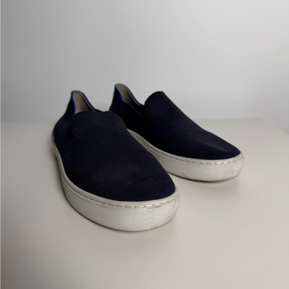 Rothy's Deep Blue Slip-On Sneakers - Picture 13 of 15